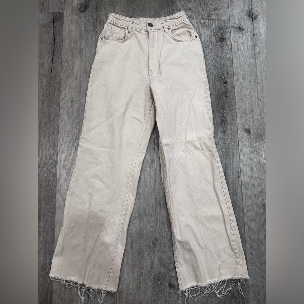 Zara Cream Women Jeans